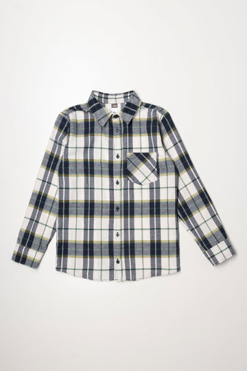 Check Shirt Green And Navy