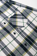 Check Shirt Green And Navy (1)