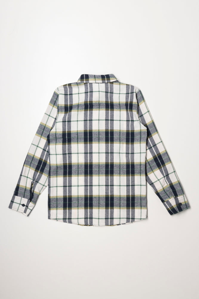 Check Shirt Green And Navy (2)