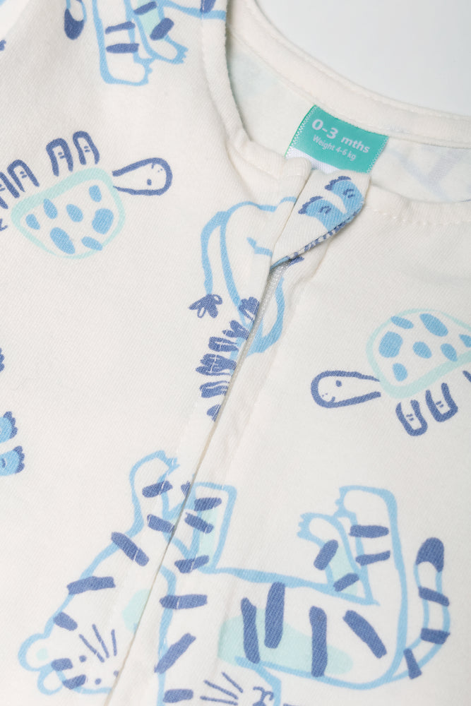 Animal Babygrow Cream (1)