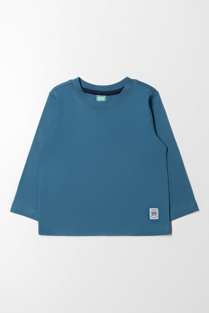 Long Sleeve T-Shirt Blue | Tops & T-Shirts | Ackermans