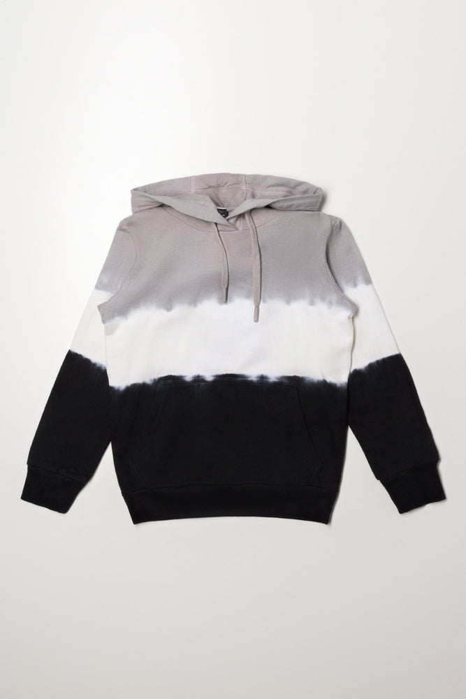 Tie Dye Hoodie Charcoal