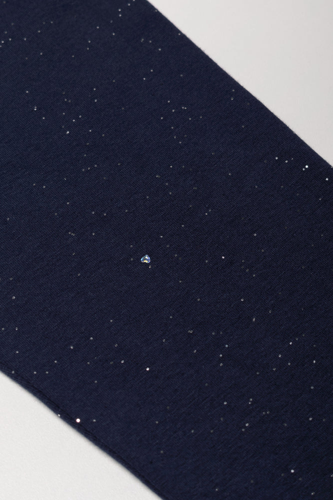 Glitter Leggings Navy