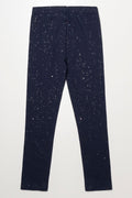 Glitter Leggings Navy (2)