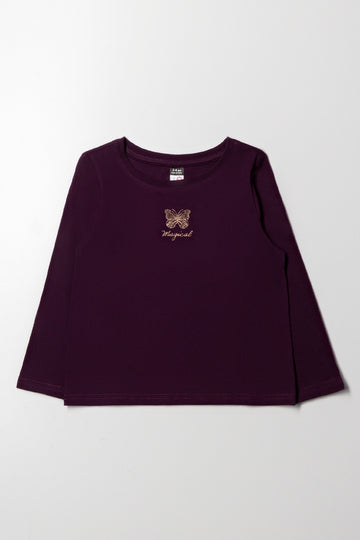 Long Sleeve T-Shirt Purple