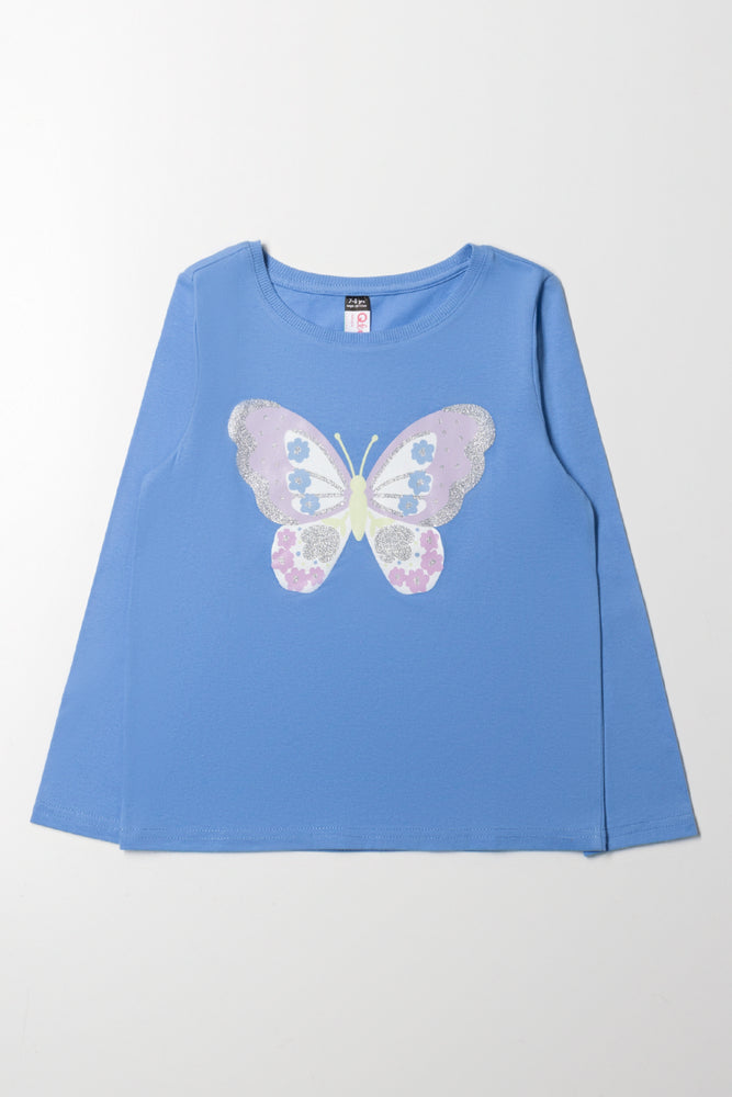 Butterfly T-Shirt Blue