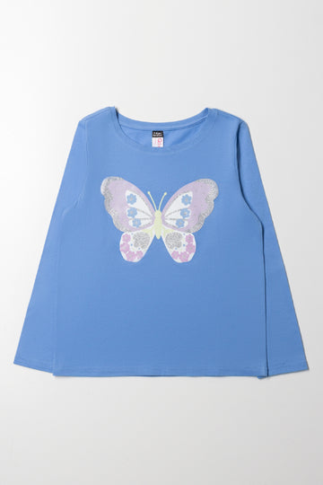 Butterfly T-Shirt Blue