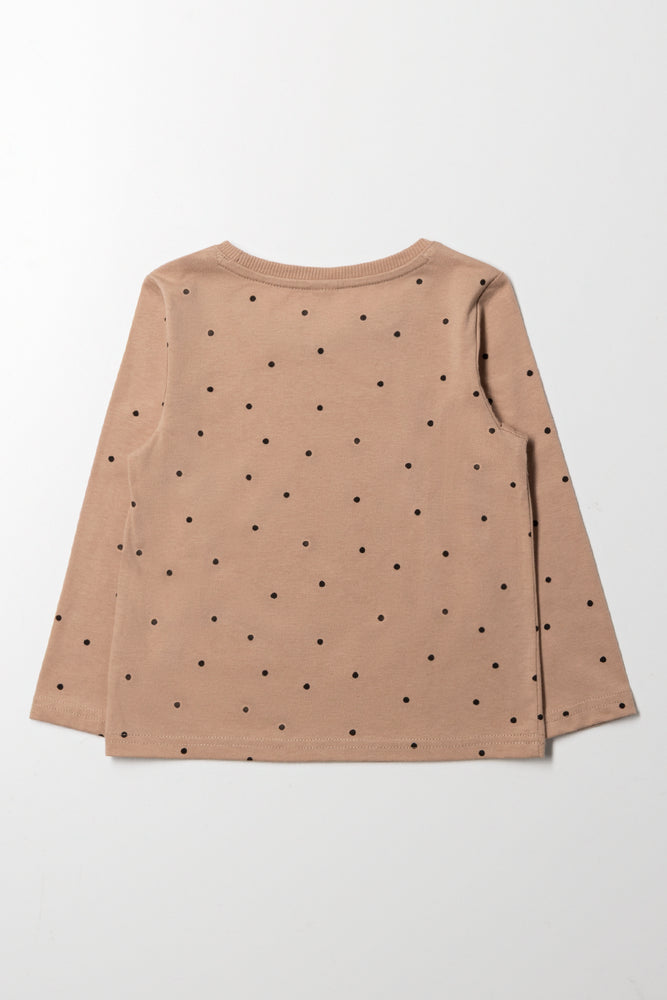 Dog Long Sleeve T-Shirt Natural (2)