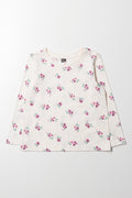 Floral Long Sleeve T-Shirt Cream