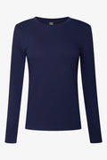 Long Sleeve Crew Neck T-Shirt Navy