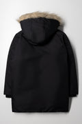 Puffer Parka Jacket Black (2)