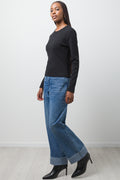 Rib T-Shirt Black (1)