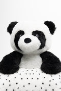 Panda Toy And Blanket Black And White (1)