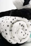 Panda Toy And Blanket Black And White (2)