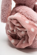 Bunny Toy And Blanket Natural And Pink (2)