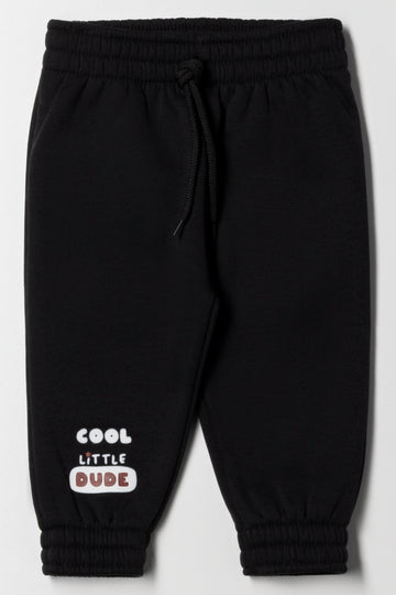 Cool Little Dude Trackpants Black