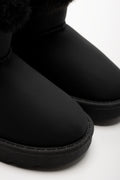 Fur Comfy Boots Black (2)