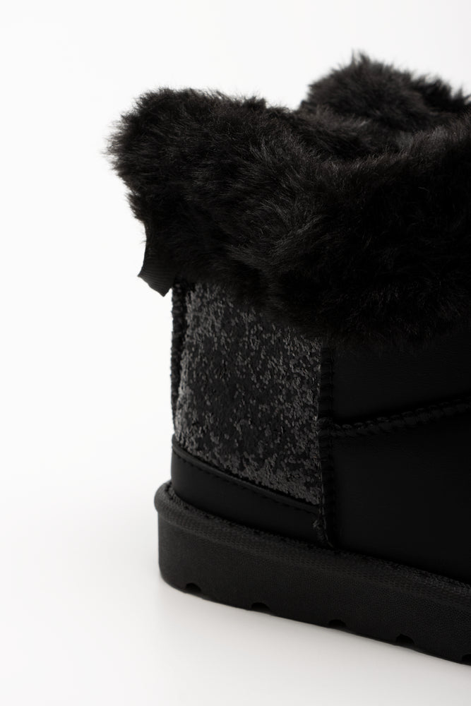 Fur Comfy Boots Black (3)
