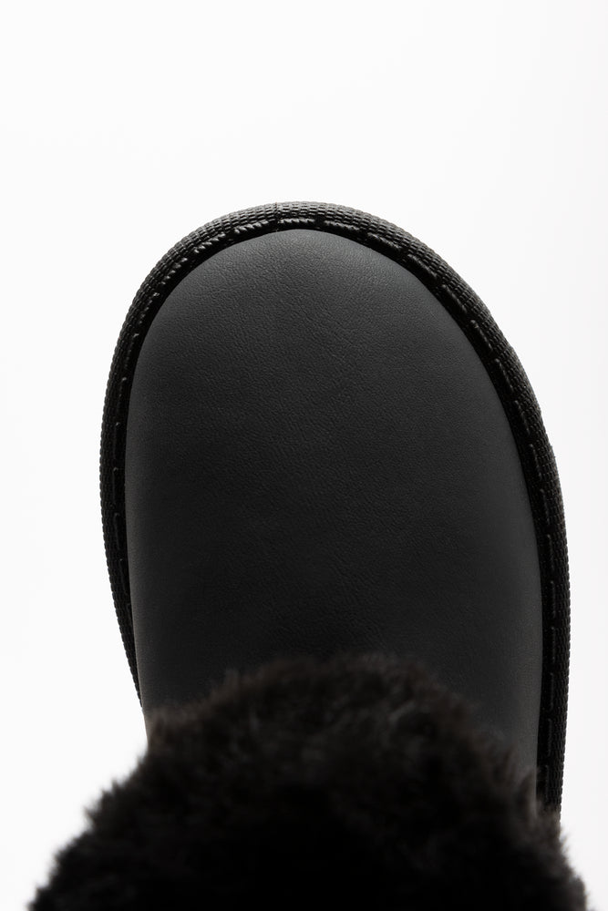Fur Comfy Boots Black (4)