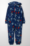 Space Onesie  Navy