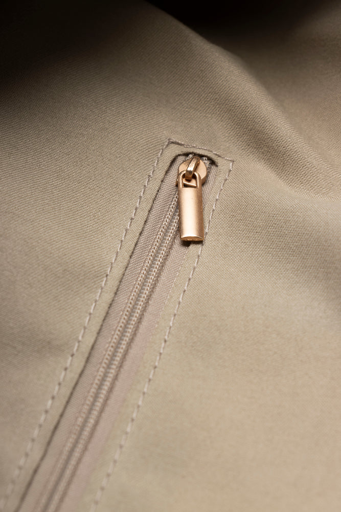 Bottom Compartment Bag Natural & Navy (5)