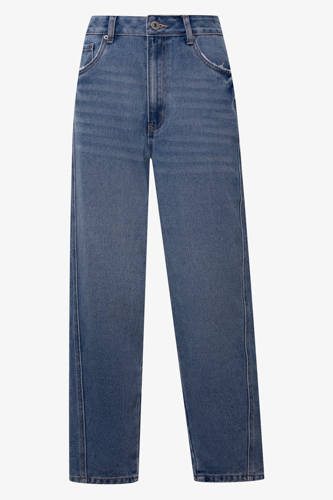 Barrel Leg Jeans Blue