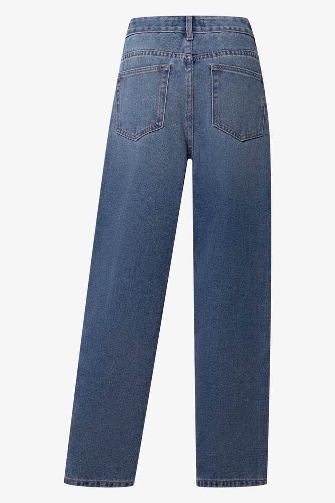 Barrel Leg Jeans Blue (1)