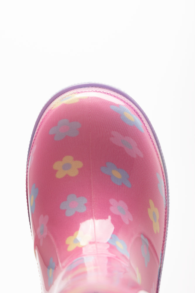 Daisy Rainboots Pink (4)