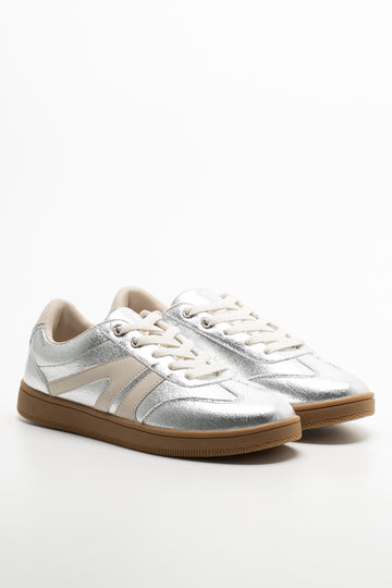 Retro Sneakers Silver