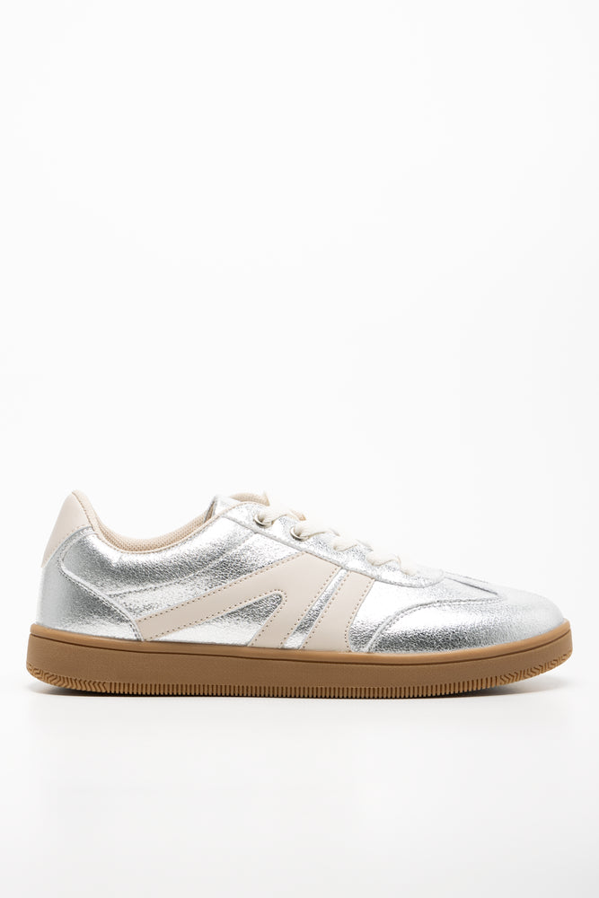 Retro Sneakers Silver