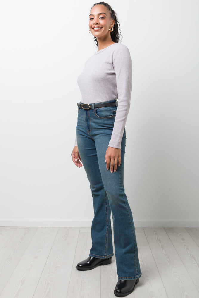 Rib T-Shirt Cream