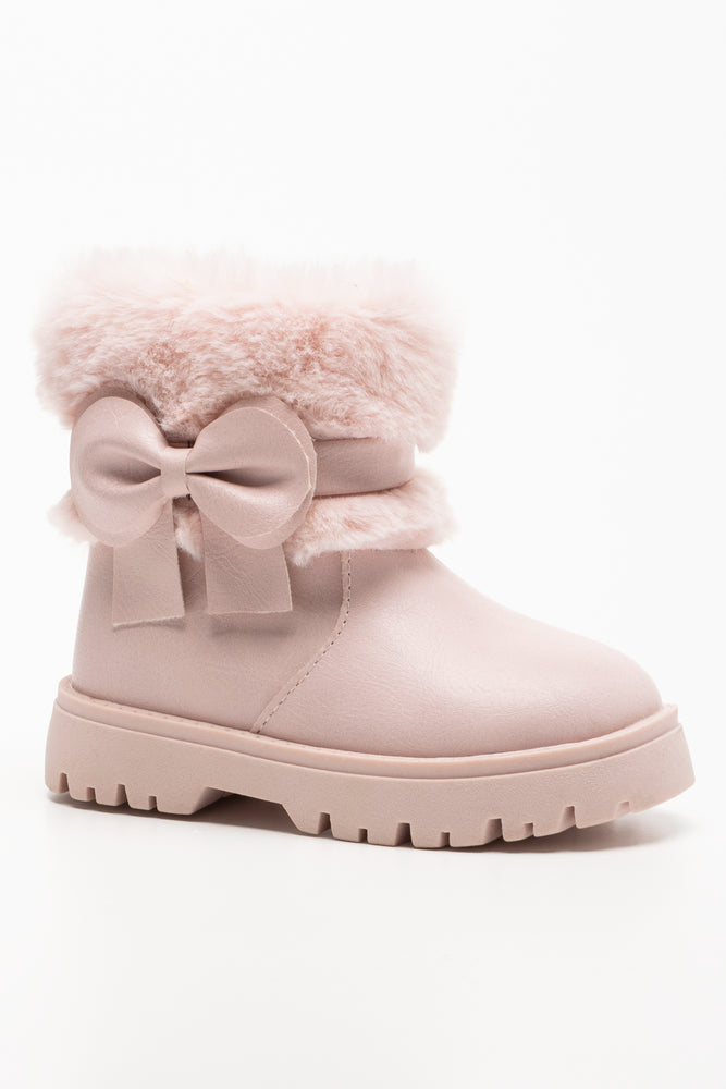 Fur Boots Pink (1)