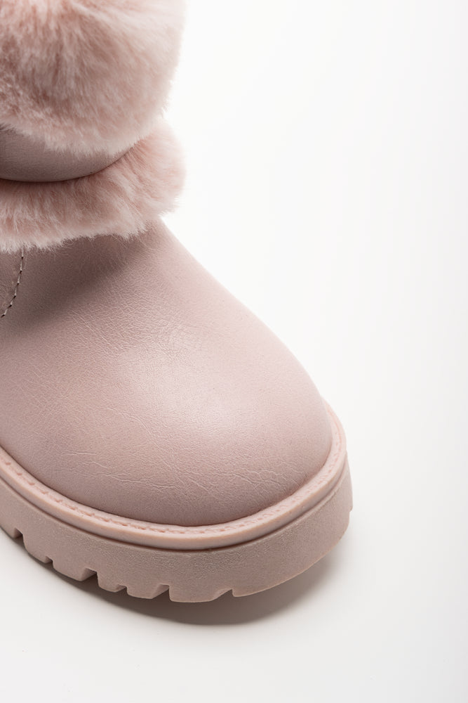 Fur Boots Pink (2)