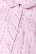 Stripe Shirt Dress Pink (1)