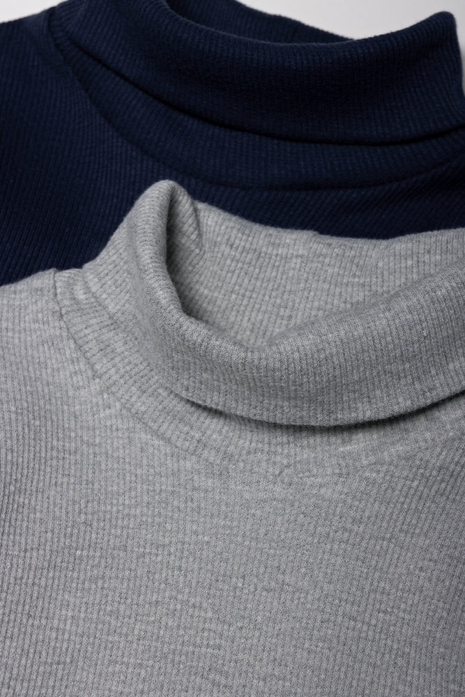 2 Pack Polonecks Navy And Grey (1)
