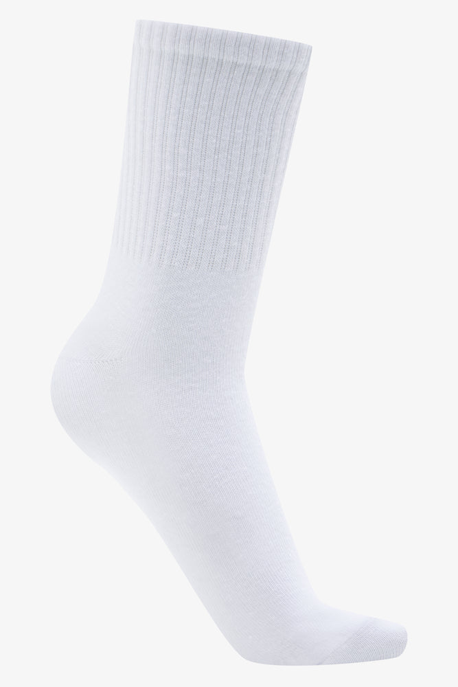 3 Pack Crew Socks White (3)