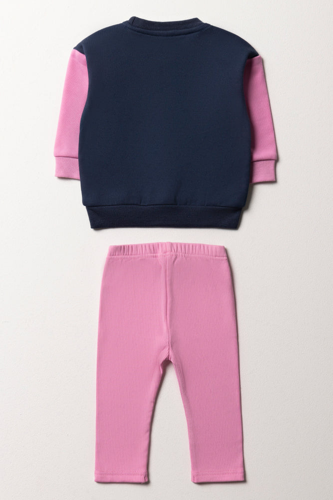 Tracksuit Navy And Pink (3)