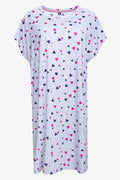 2 Pack Love And Hearts Sleepshirts Pink And Grey (2)