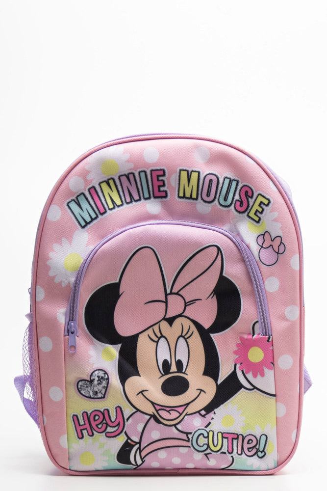 Minnie Mouse Back Pack Pink Shoes Ackermans