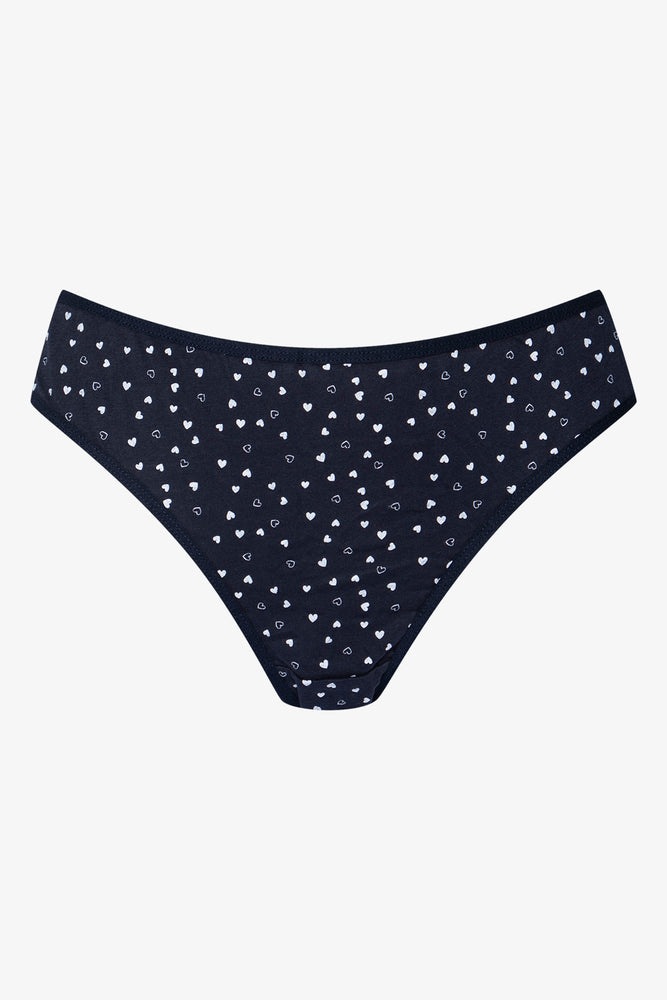 3 Pack Bikini Panties Navy And Blue