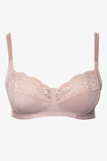 2 Pack Lace Non Padded Wirefree Bra Black And Pink (1)