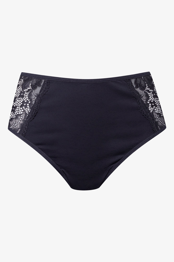 2 Pack Lace Briefs Black And Light Pink (2)
