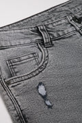 Ripped Denim Jeans Grey (1)