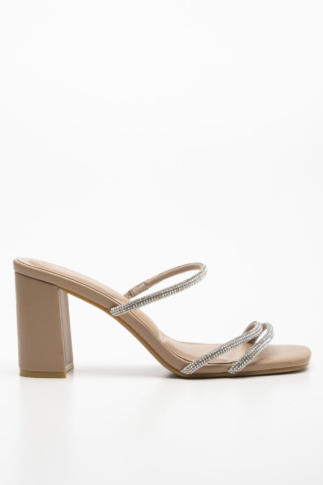 Strappy Heel Sandal Natural (1)