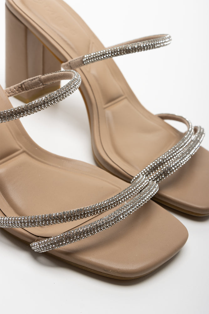 Strappy Heel Sandal Natural (2)