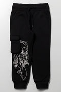 Spider-Man Cargo Trackpants Black
