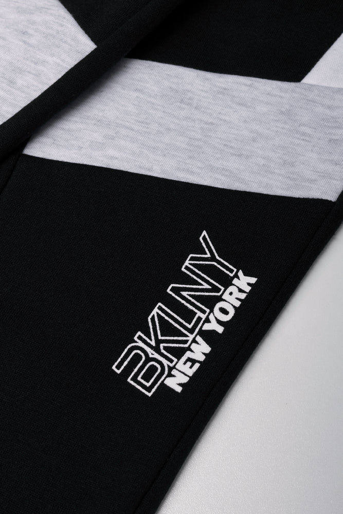 Colourblock Trackpants Black
