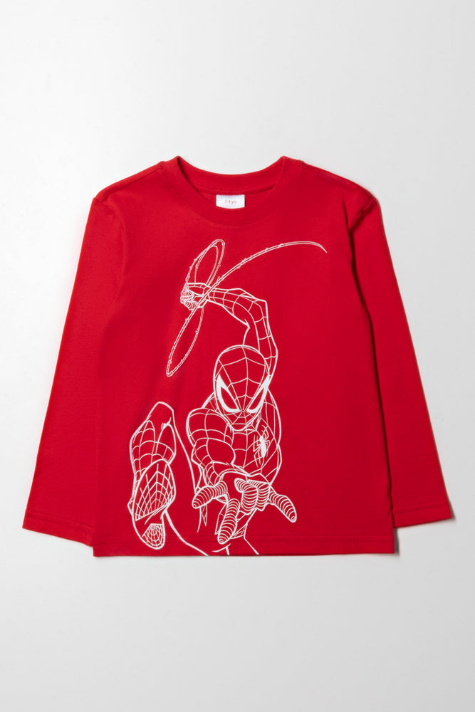 Spider-Man Long Sleeve T-Shirt Red