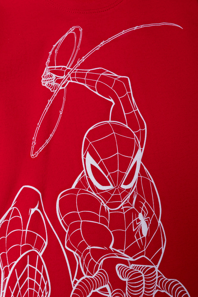 Spider-Man Long Sleeve T-Shirt Red (1)