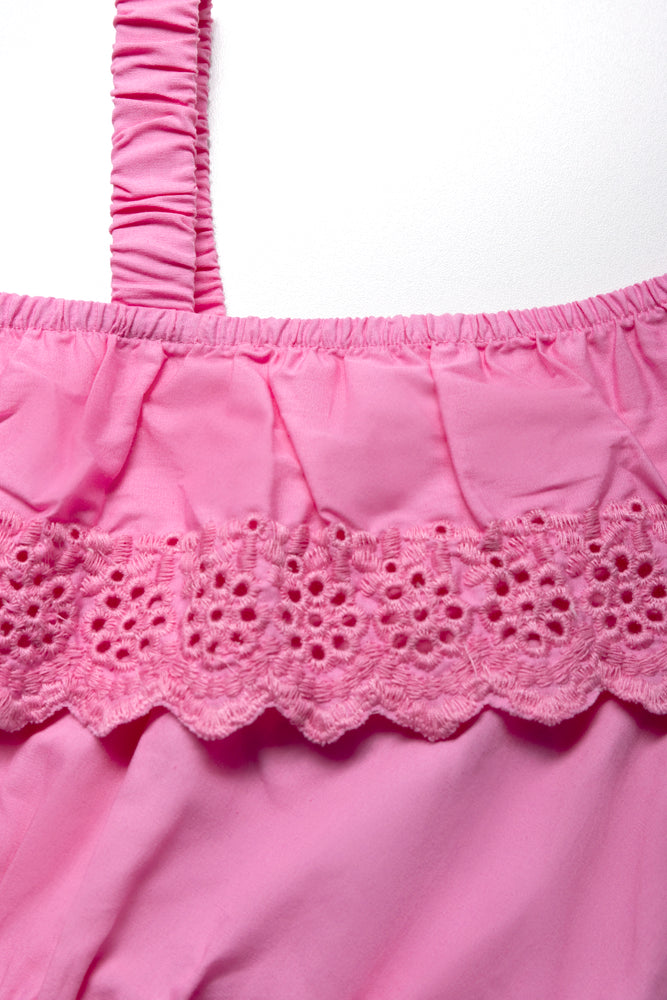 Top and Skirt Set Pink